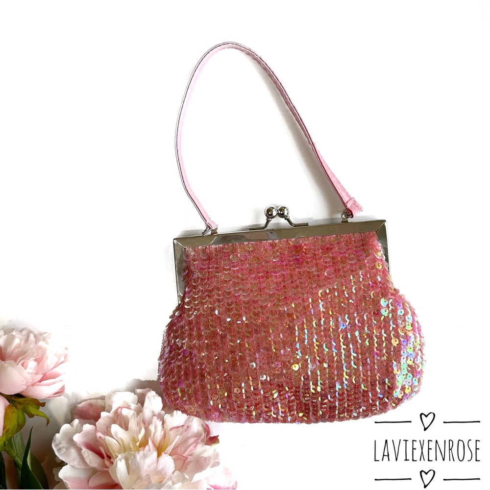 Limited Too Pink Sequin Mini Handbag
